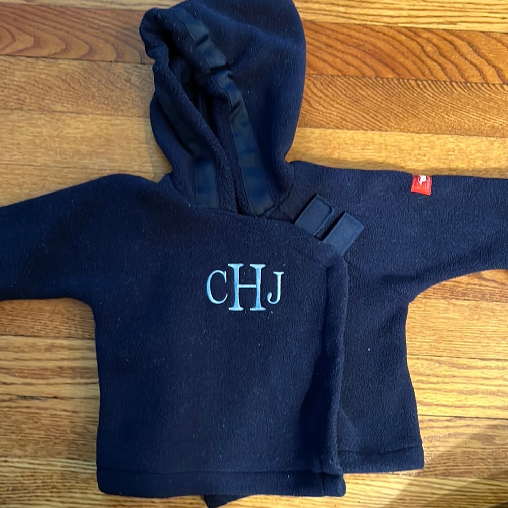 Navy widgeon fleece jacket